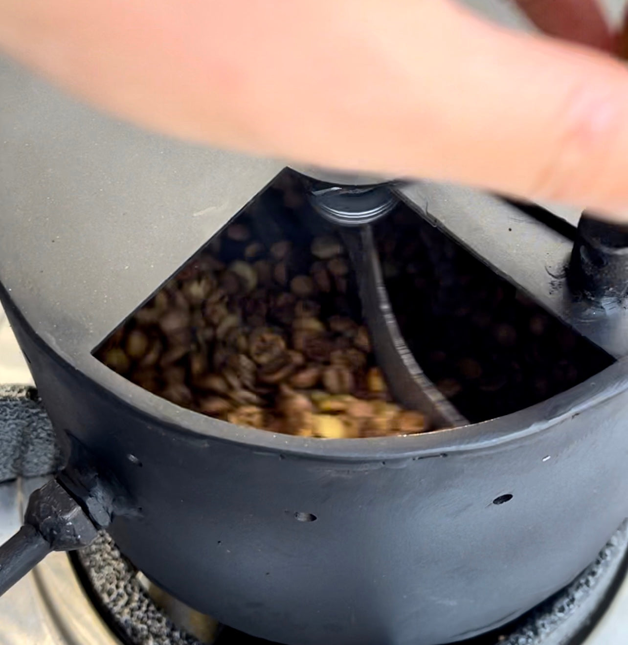 Hand Roasted Coffee Beans Pan - Vintage Roast Coffee & Nut At Home